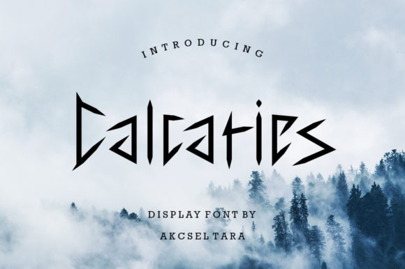Calcaries: Elevate Your Visual Communication with a Unique Display Font