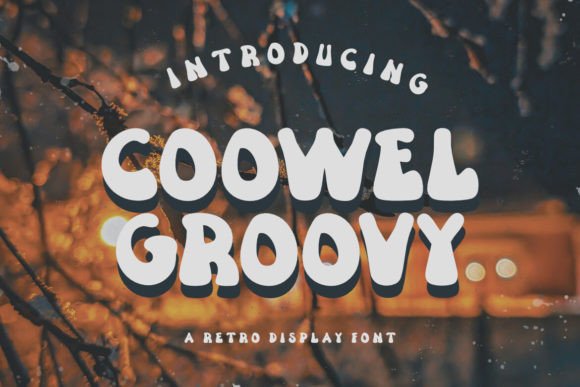 Coowel Groovy: The Charming Display Font for Modern Design