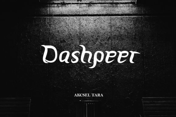 Dashpeer: A Unique Display Font for Modern Design