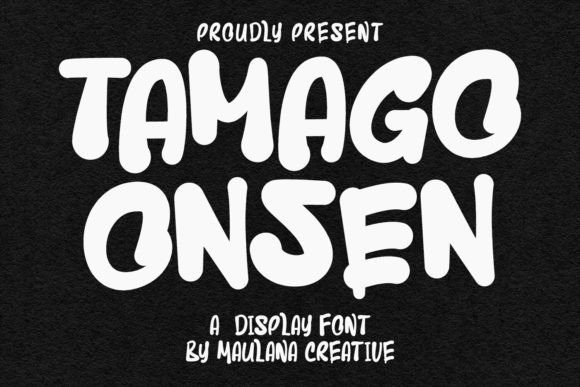 Discover Tamago Onsen: A Font That Brings Playful Energy to Design