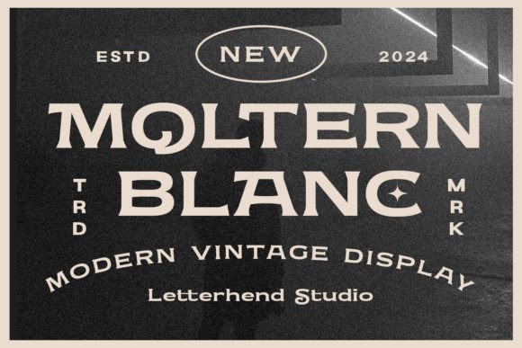 Moltern Blanc: A Vintage Font for Modern Branding