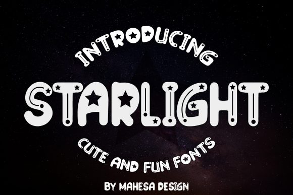 Starlight: A Dazzling Font for Creative Standout Projects
